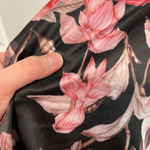 CACIQUE LANE BRYANT Plus Size Rose Bloom Floral Print / Lace Chemise Lingerie 4X - Picture 15 of 16